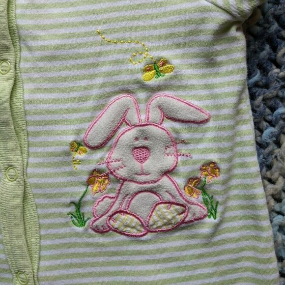 Toffee Apple Easter Front/Back Embroidered Romper 12m - Picture 5 of 5